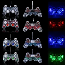 xunbeifang 8pcs Double Shock Joypad Transparent USB2 0 PC Vibration Controller GamePad Joypad For PC Laptop
