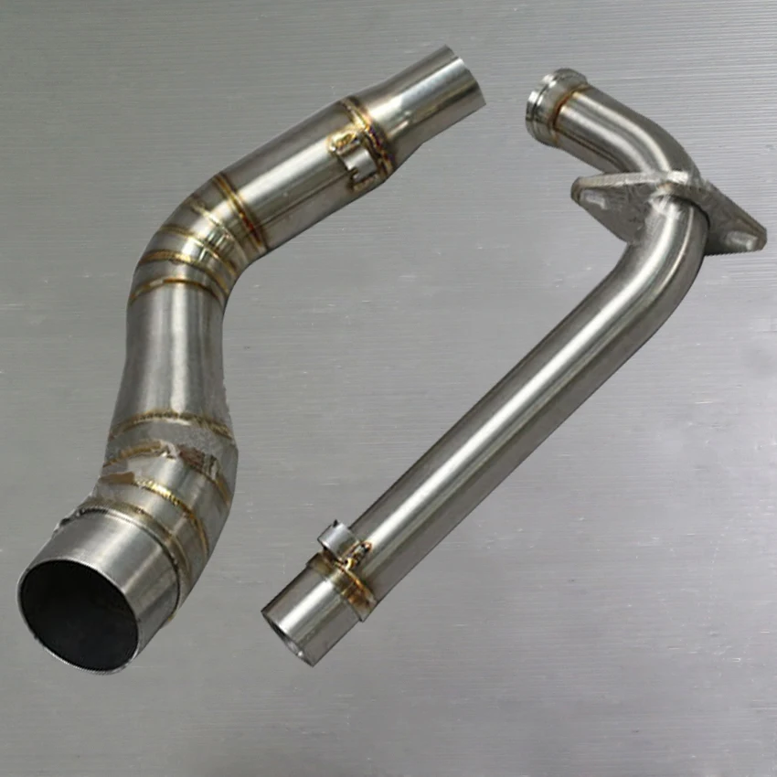 Motorcycle Exhaust Pipe Scooter Front of Exhaust Pipe Stainless Steel