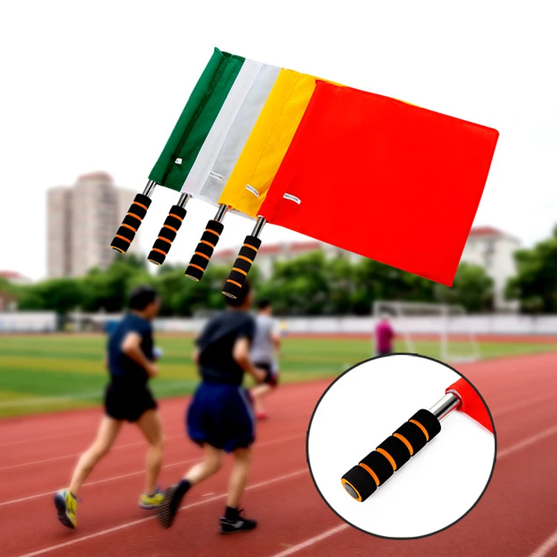 

Soccer Football Referee Flags Fair Play Linesman Flags Sports Game Referee Equipment
