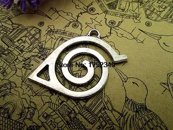 

40pcs-- Naruto Charms, Antique Tibetan Silver Naruto Charms pendants 25x38mm