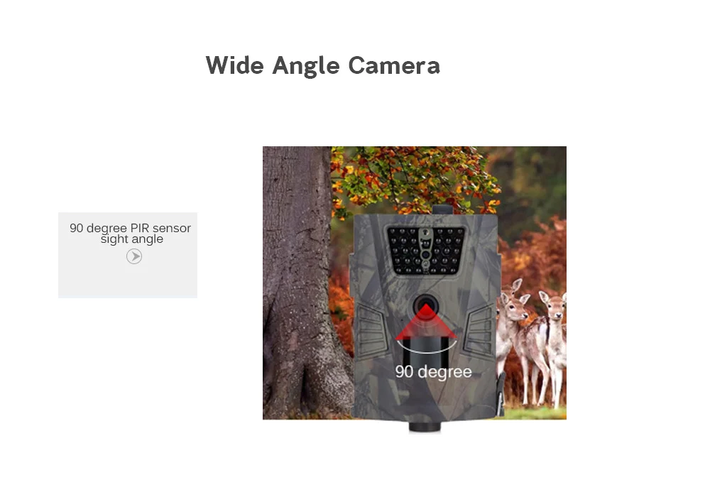 Outlife HT - 001 90 Sight Angle Trail Camera Outdoor Digital Trail Device