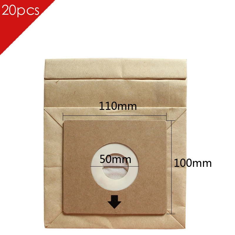 

20pcs of universal dust bags vacuum cleaner bags 11x10cm suitable for Philips Electrolux LG Haier Samsung etc