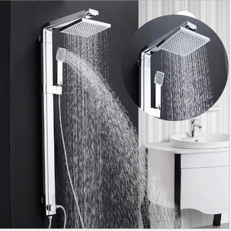 Wall Mounted Bath Shower Faucets Set Bathroom Shower Tap Wall Mount