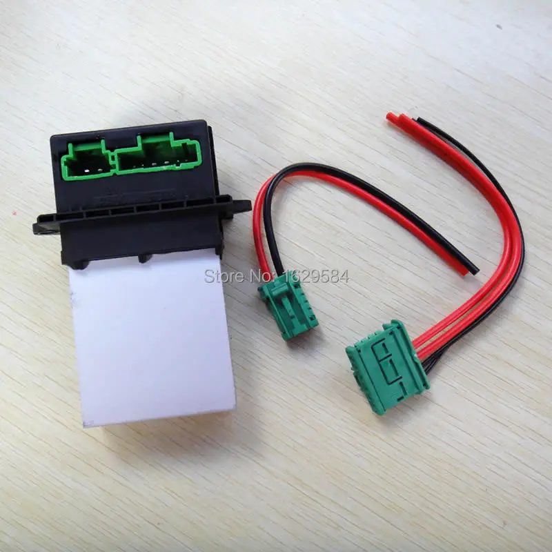 Air Conditioning blower Resistor & Connector Wire replacement for