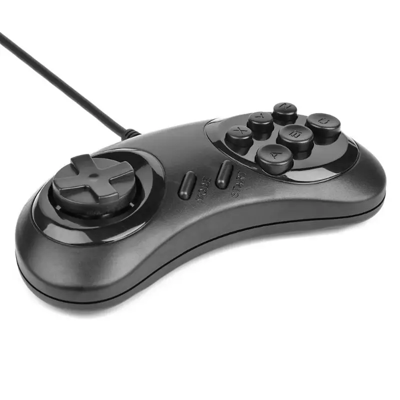 16 бит проводной геймпад для 9-hole SEGA игра, ручной контроллер Джойстик для SEGA K1 K2 портативная игра рукоятка игровые аксессуары