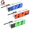 3-in-1 Digital LED Time Clock Temperature Voltage Thermometer Voltmeter Volt Meter Monitor DC 5V 12V 24V for Car Motorcycle DIY ► Photo 1/6