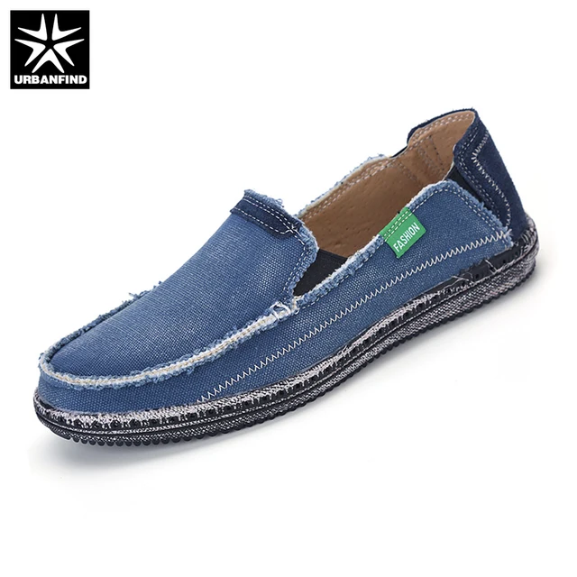 Men Jeans Canvas Shoes Plus Size Men Summer Slip On Flats Casual Driving Loafers Men Jeans Canvas Shoes Plus Size Men Summer Slip On Flats Casual Driving Loafers