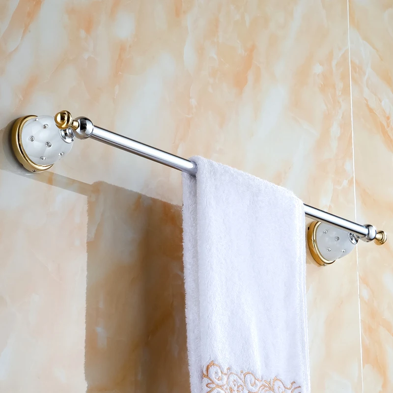 Comprar Juego de accesorios de baño de cerámica y cristal de oro antiguo de Euorpe