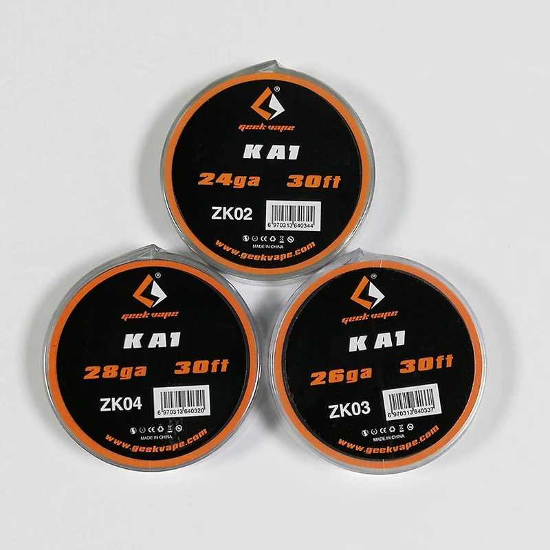 100% Original GeekVape Wire Atomizer DIY kantha KA1 Tape Wire Diameter 22GA 24GA 26GA 28GA Electronic Cigarette Accessory