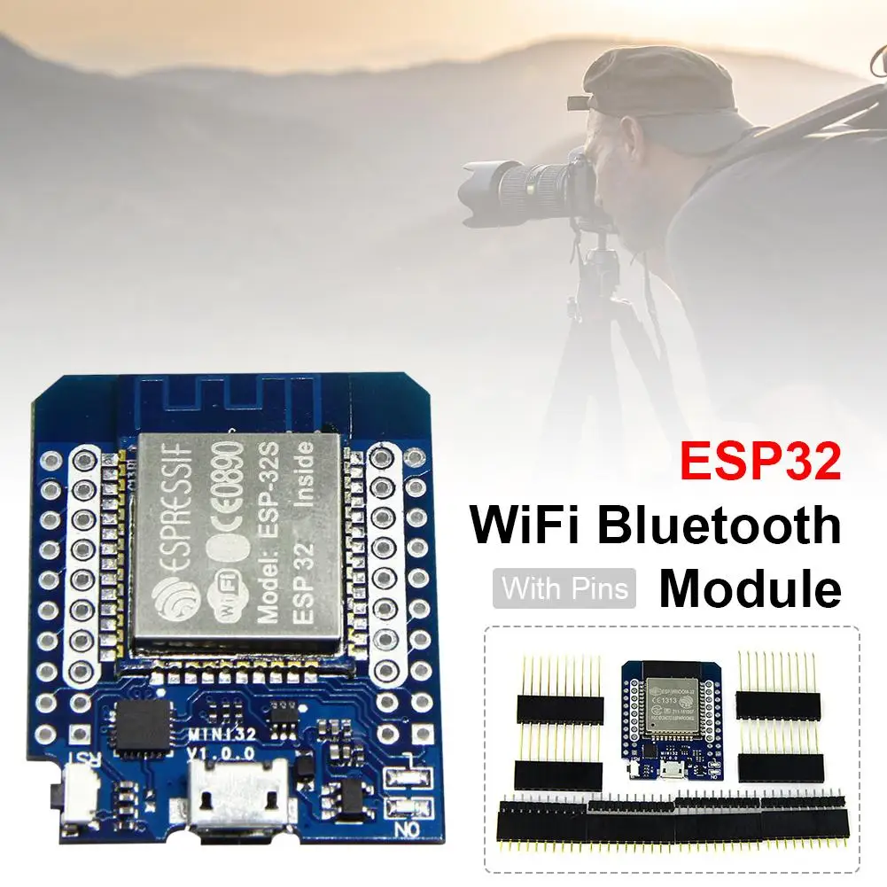ESP32 модуль мини D1 плата расширения Комплект WiFi Bluetooth с Pins Micro USB разъем Набор для Wemos