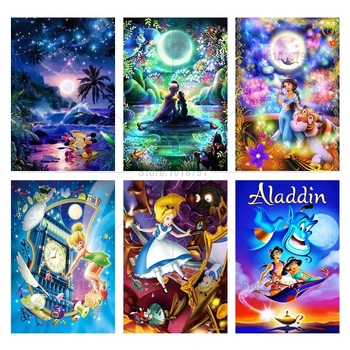

5D DIY Diamond Painting Girl Cartoon Diamond Embroidery Cross Stitch Rhinestone Home Decoration needlework