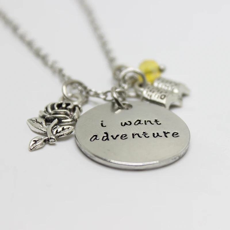 12 шт/1 шт/красота и чудовище вдохновили ожерелье. Подвеска подвеска I want adventure