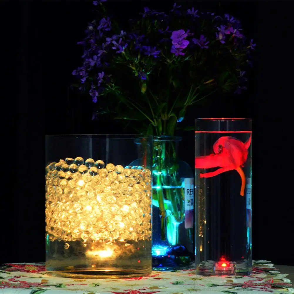 

Remote Control Colorful Change Round Aquarium LED Light Submersible Fish Tank Lamp