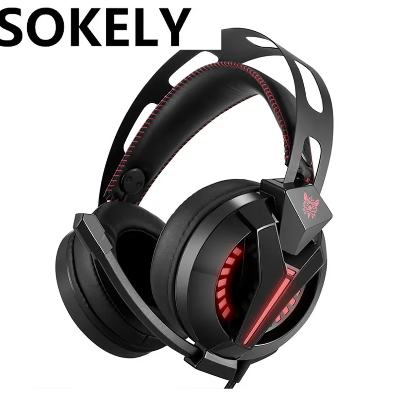 SOKELY M180 PS4 игровой гарнитуры геймера шлем за ухо best стерео Бас Игровые наушники с