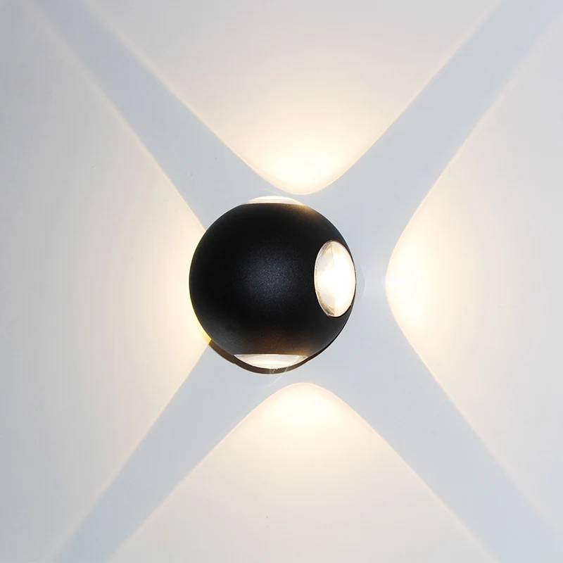 

LED Wall Lamp Light 6W Aluminum High Power For Patio Outdoor Bedroom Garden Living Room @8 WWO66