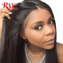 150% Density Rxy 360 Lace Frontal Wig With Baby Hair PrePlucked Brazilian Straight 100% Human Hair Wigs For Black Women Non Remy