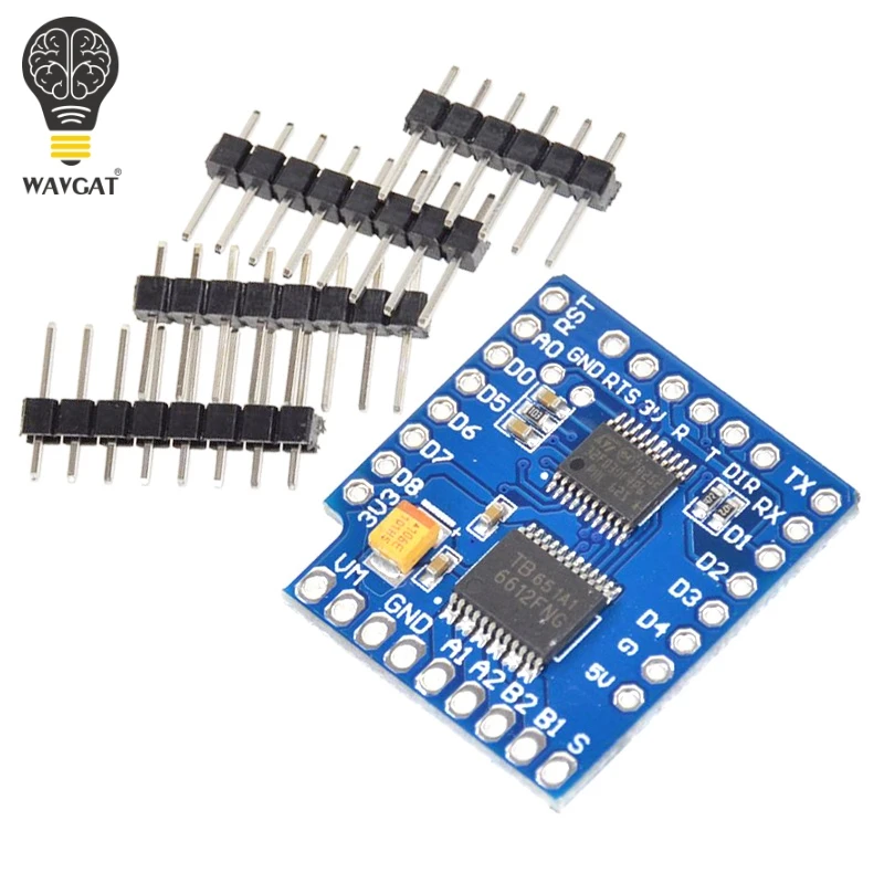 Щит двигателя для WAVGAT D1 mini I2C Dual Motor Driver TB6612FNG (1A) V1.0.0 | Электронные компоненты и