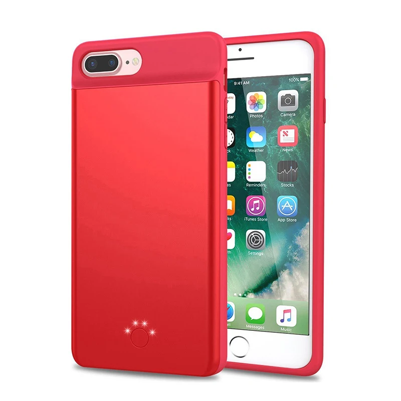 Для iPhone 6 Plus чехол для зарядного устройства удобный силиконовый внешний Смарт