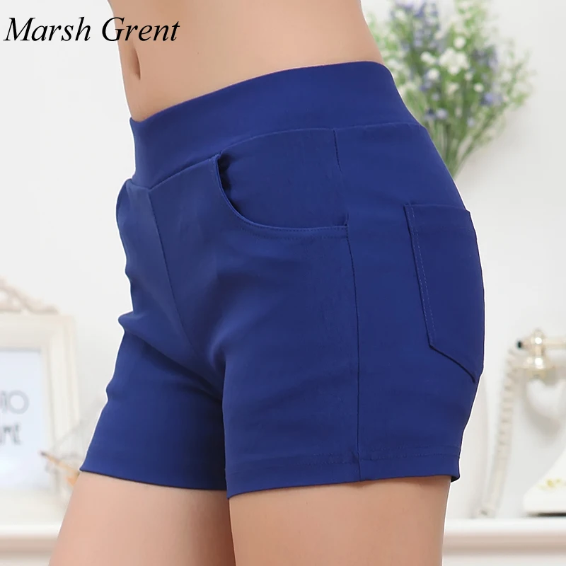 Buy Summer Cotton High Waist Pocket design Shorts All