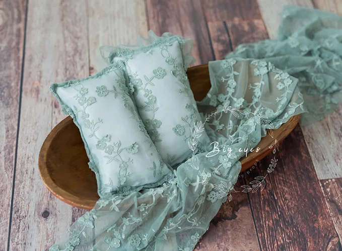 Lace wrap cloth newborn photography props studio baby shot wrap gauze wrap full moon baby photo