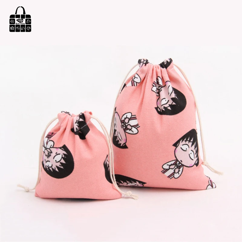 RoseDiary Animated Cartoon 100 Cotton Bunch Pocket Portable Travel Accessorie Clothing Organizers Bag Toy Storage Bag Cute Purse RoseDiary Animated Cartoon 100 Cotton Bunch Pocket Portable Travel Accessorie Clothing Organizers Bag Toy Storage Bag Cute Purse