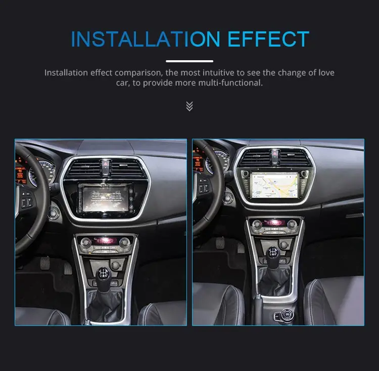 Best JDASTON 2DIN Android 9.0 Car DVD Player For Suzuki SX4 S-Cross 2013 2014 2015 2016 Multimedia GPS Radio Stereo 4G+64G Octa Cores 9