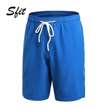 Sfit лето для мужчин фитнес бег баскетбольные шорты для тренировок Свободные Повседневное быстросохнущая Твердые Короткие шортики для пляжа спортивные шорты