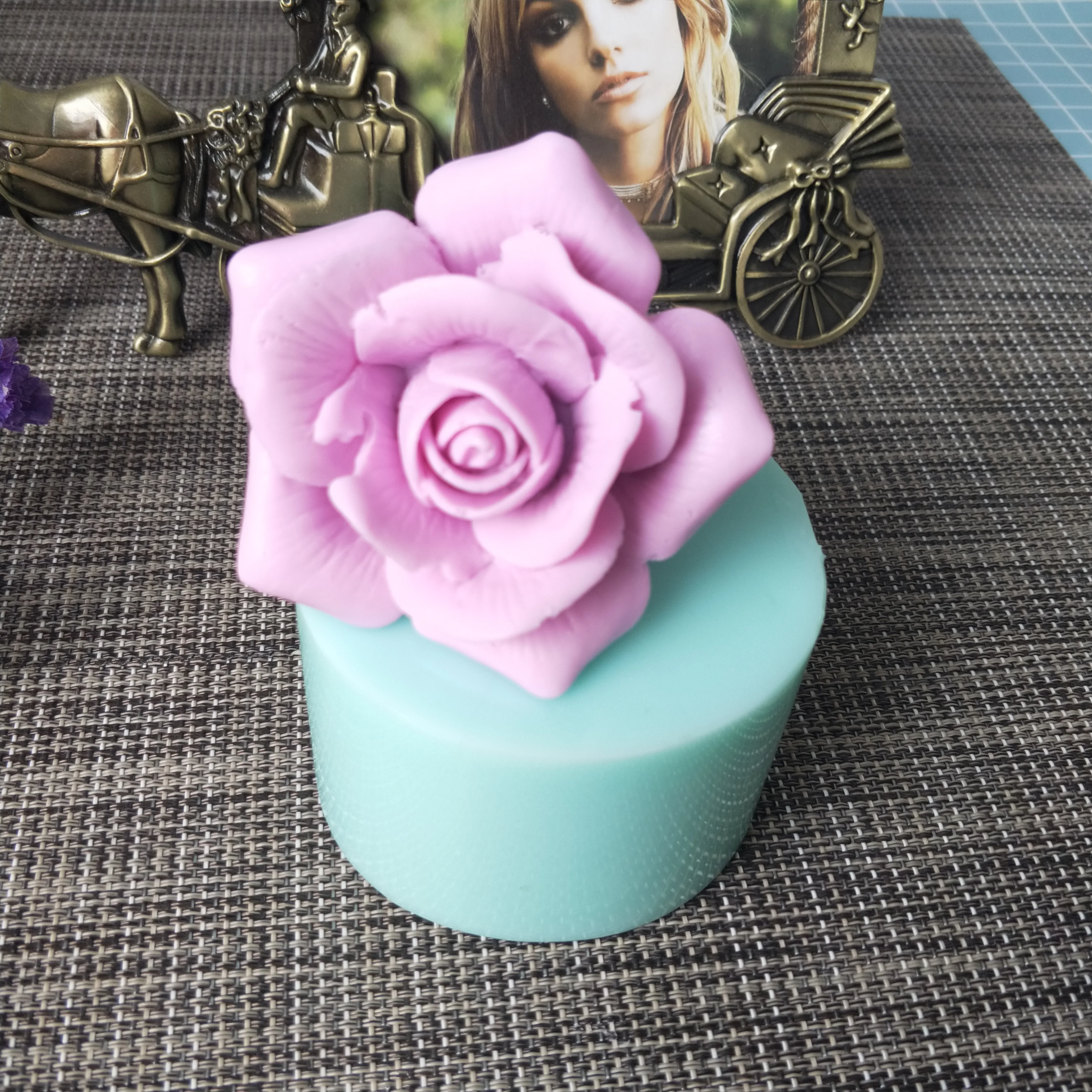 PRZY силиконовые формы для мыла розы мыло ручной работы DIY Ароматические формы для изготовления мыла полимерные глиняные формы