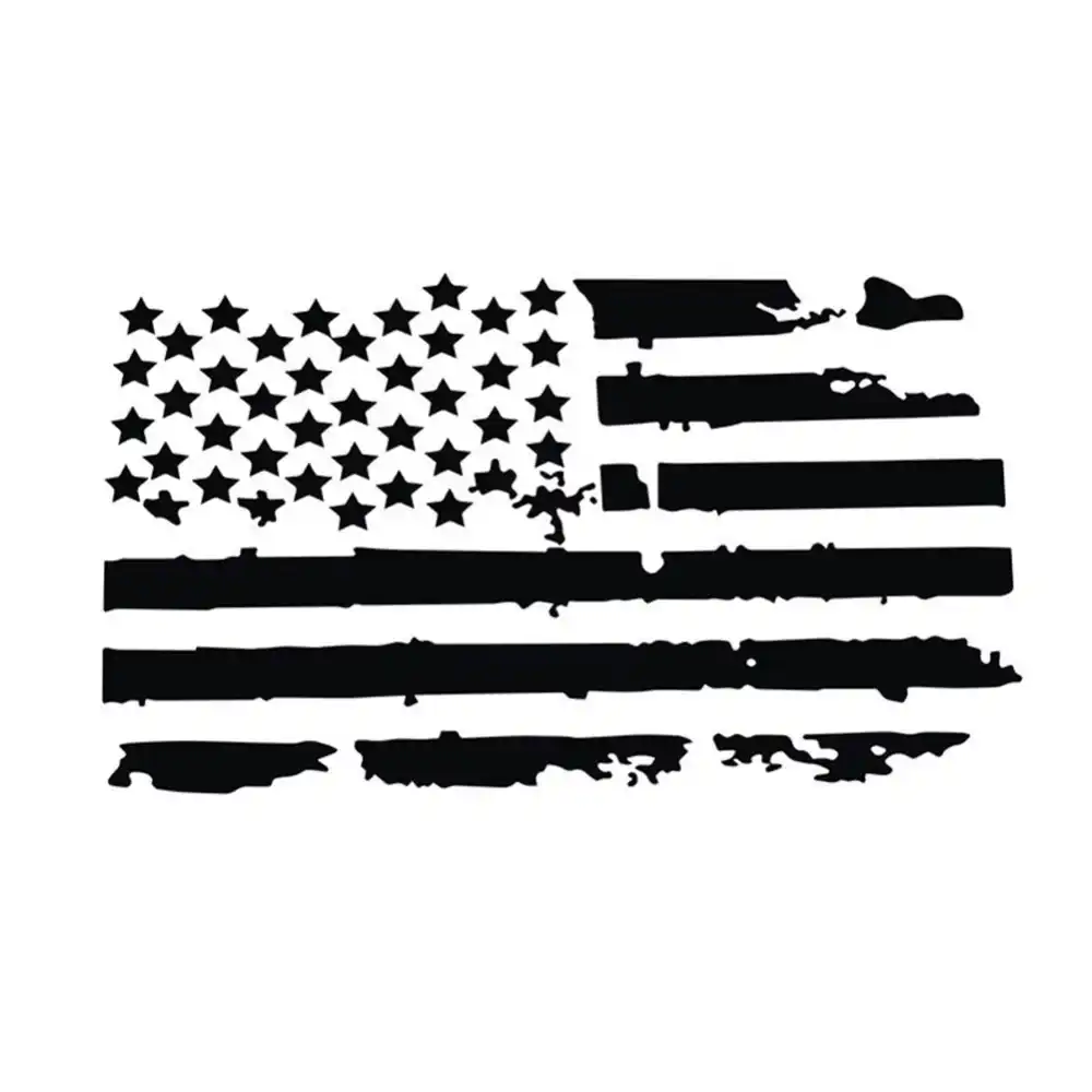 Download Skull Daddy Graphics Distressed Flag Hood Decal Sticker to ...