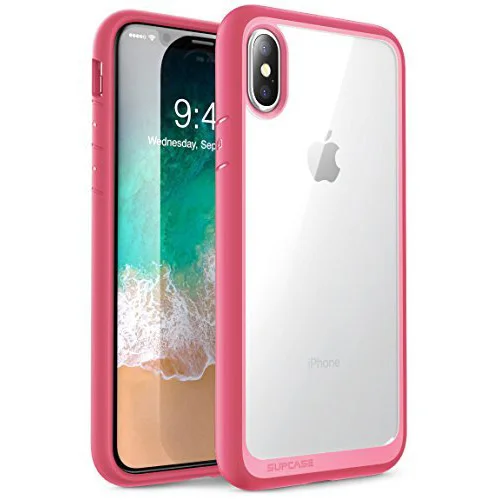 Для iphone Xs Max чехол 6,5 дюймов SUP чехол UB Стиль Премиум гибридный защитный бампер+ прозрачная задняя крышка для iphone XS Max чехол - Цвет: Pink