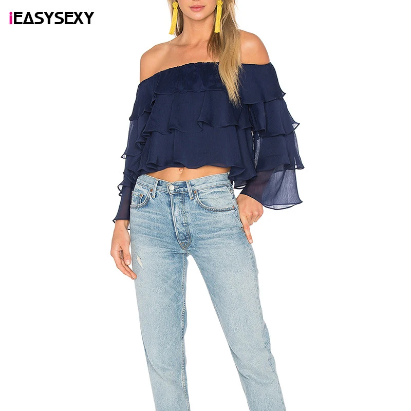 big ruffle top