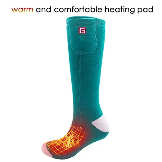 Qweidown Electric Heated Socks,ElectricSocks,Ski SocksThermal Socks,Temperature 