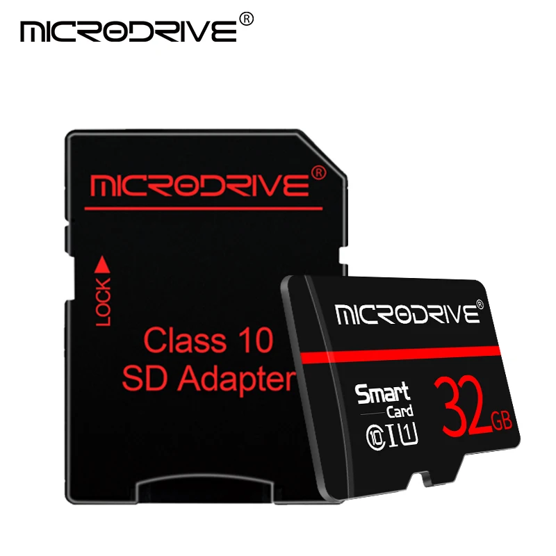 Класс 10 Черная карта памяти 4 ГБ 8 ГБ 16 ГБ 32 ГБ Micro SD-карта 64 ГБ Tarjeta microsd 32 ГБ Мини-флешка TF карта с бесплатным адаптером