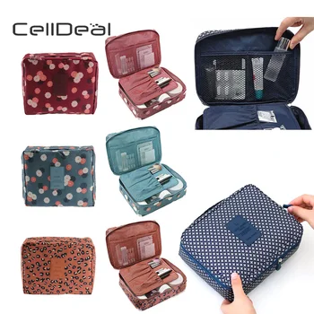 

CellDeal Lady MakeUp Wash Bag Toiletry Cosmetic Travel Hanging Fold Organizer Case Holder Home Organization and Storage