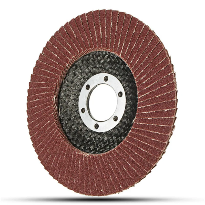 10 шт. набор 115 мм/4,5 дюймов лоскут диск шлифовальный диск 80 зернистый деревянный металлический шлифовальный инструмент жалюзи диск