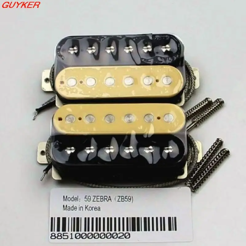 

Zebra 59 Humbucker Bridge Electric Guitar Pickup