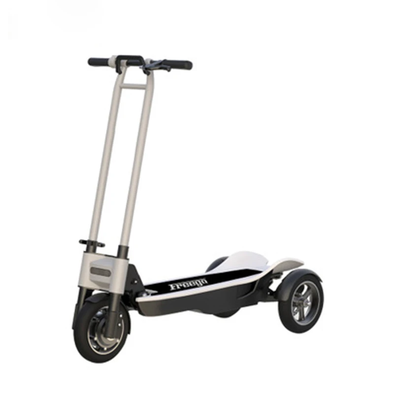 10-дюймовый электрический скутер внедорожный складной взрослых амортизатор популярная модель, комплект из трех колесный скутер с литиевой батареей