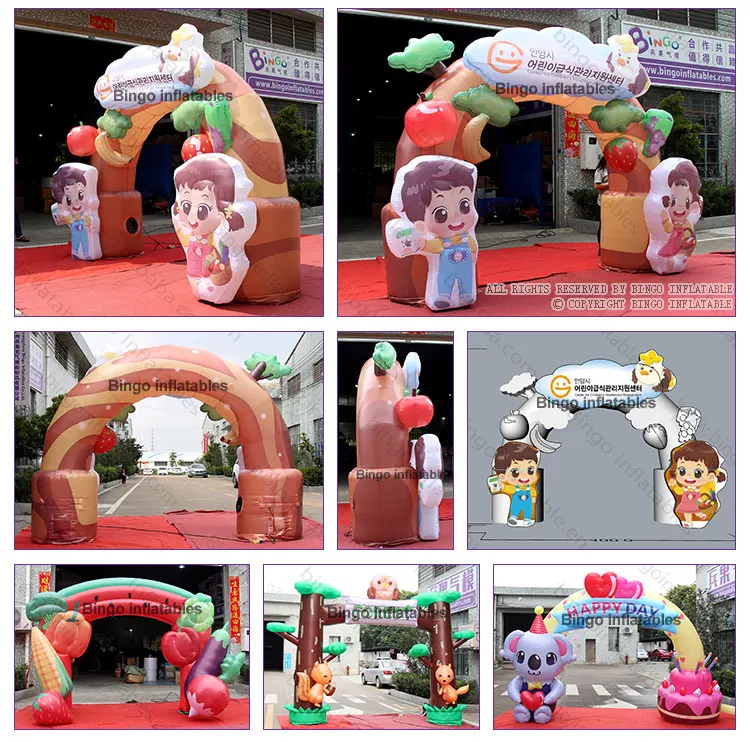 Персонализированные 4X3 метра надувные арочный портал/декоративные надувной Арка игрушки