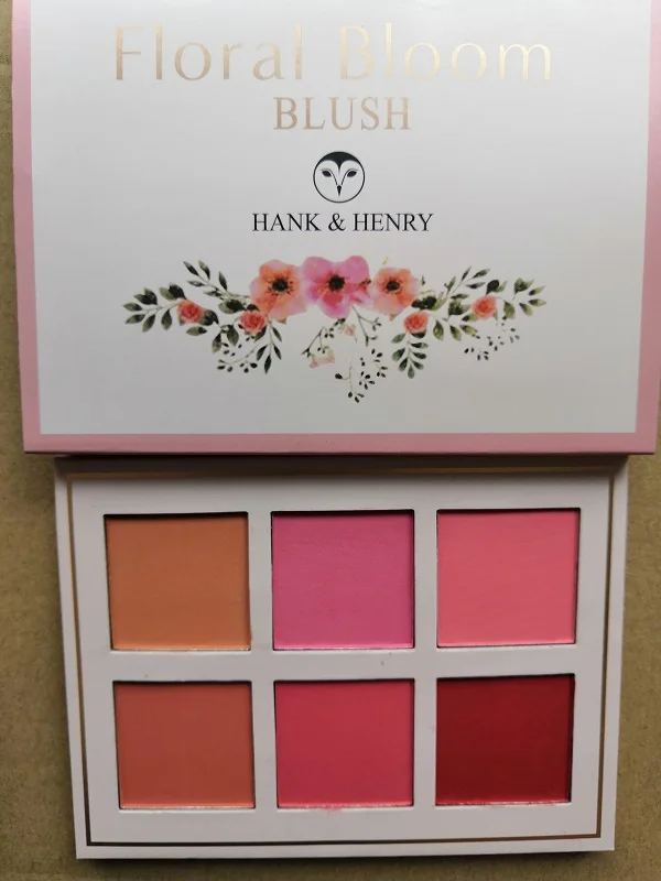 floral bloom blush palette