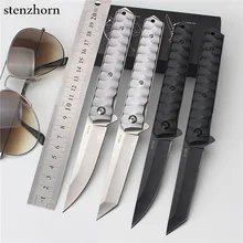 Stenzhorn 2017 Hot Sale Outdoor Fruit Knife Folding Self defense Wilderness Survival Spring Steel Wild Small
