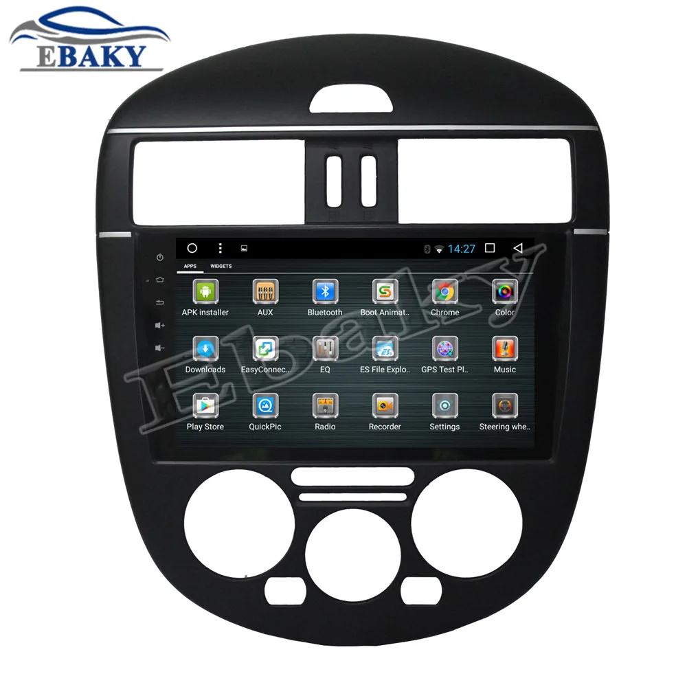 Excellent NaviTopia 9inch 1GB/2GB RAM Quad Core/Octa Core Android 7.1/8.1 Car DVD Radio for Nissan Tiida L 2011 2012 2013 2014 2015 GPS 4