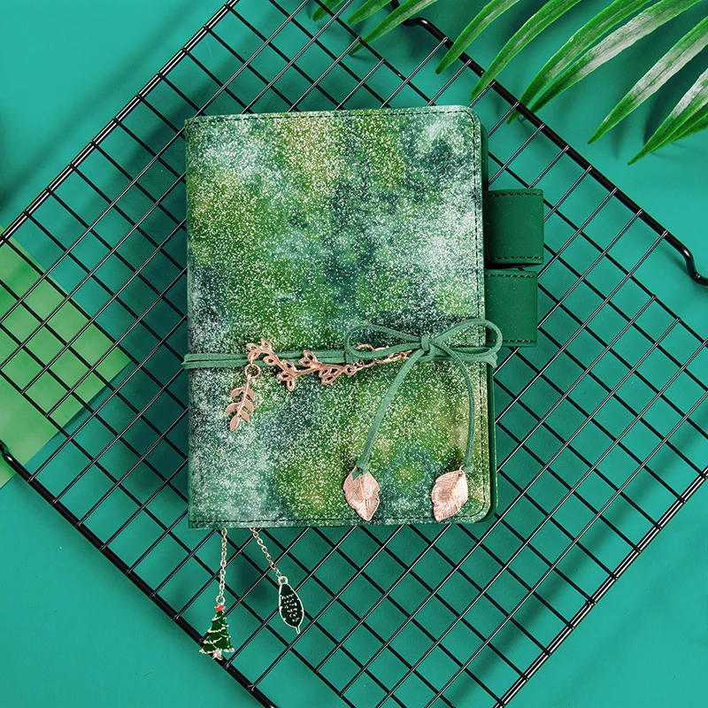 

Green forest series Originality Delicate Retro planner Notebook travel Bullet Journal Agenda Diary Stationery Supplies Bujo A6