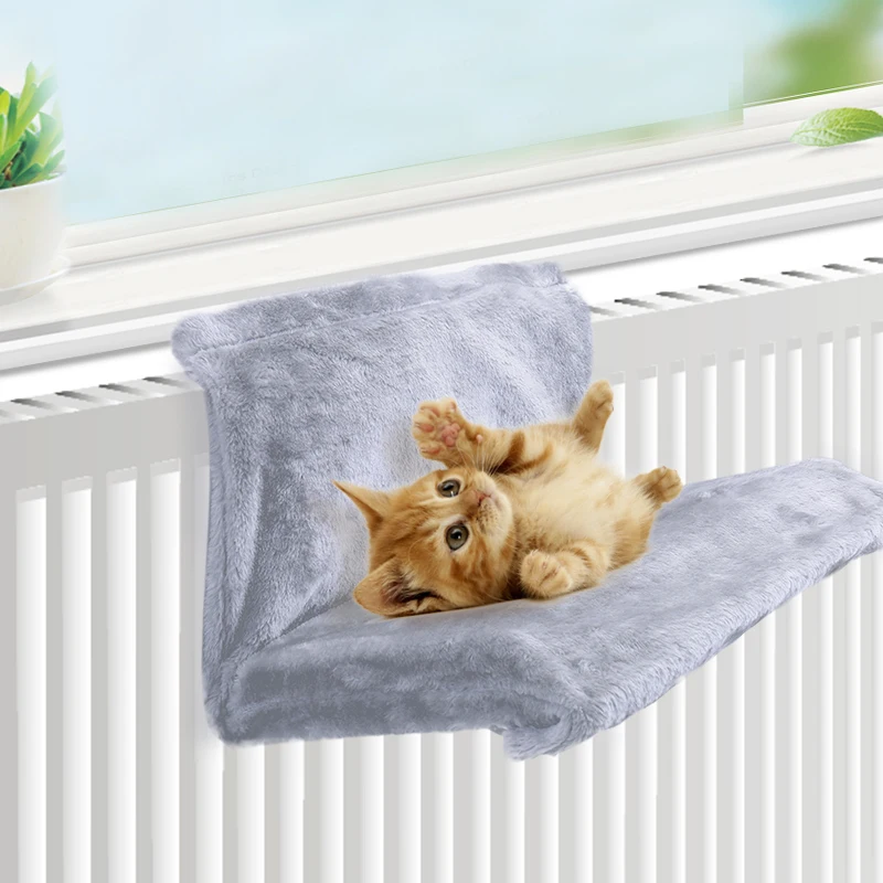  Cat Bed Removable Window Sill Cat Radiator Bed Hammock Perch Seat Lounge Pet Kitty Hanging Bed Cosy