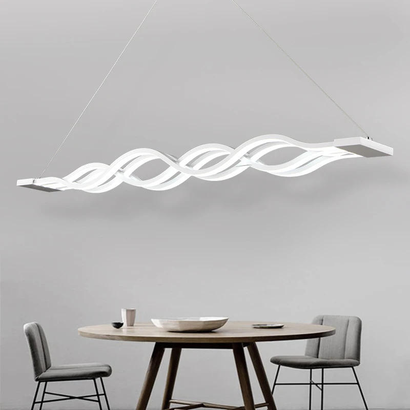 New products, waterlines wave pendant lamp, Art twist wavy pendant lamp ...