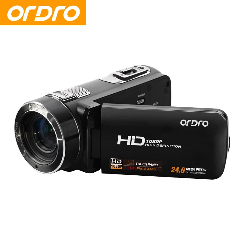 

ORDRO HDV Z8 Full HD 1080P Reflex Digital Photo Cameras 16X Video Recorder Mini Camcorders with LCD Touch Screen Face Detection