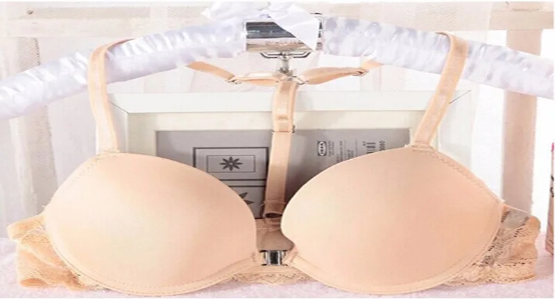 sheer bra and panty sets 2017 Fashion Sexy Front Closure Push Up A/B cup Seamless Bra Embroidery Floral Lace Racer Back Racerback Bras Underwear Sets bra and knicker sets cheap