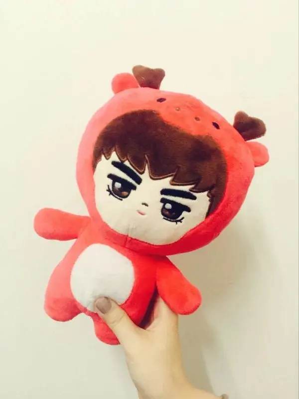 23 см KPOP EXO Плюшевая Кукла Kawaii Корея мода Superstar Kyungsoo D.O Baek Hyun Chan Yeol Кай фигурки