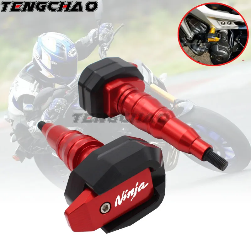 

Motorcycle Protection Frame Slider Fairing Guard Anti Crash Pad Protector For KAWASAKI NINJA 300R 300 R 2013-2017