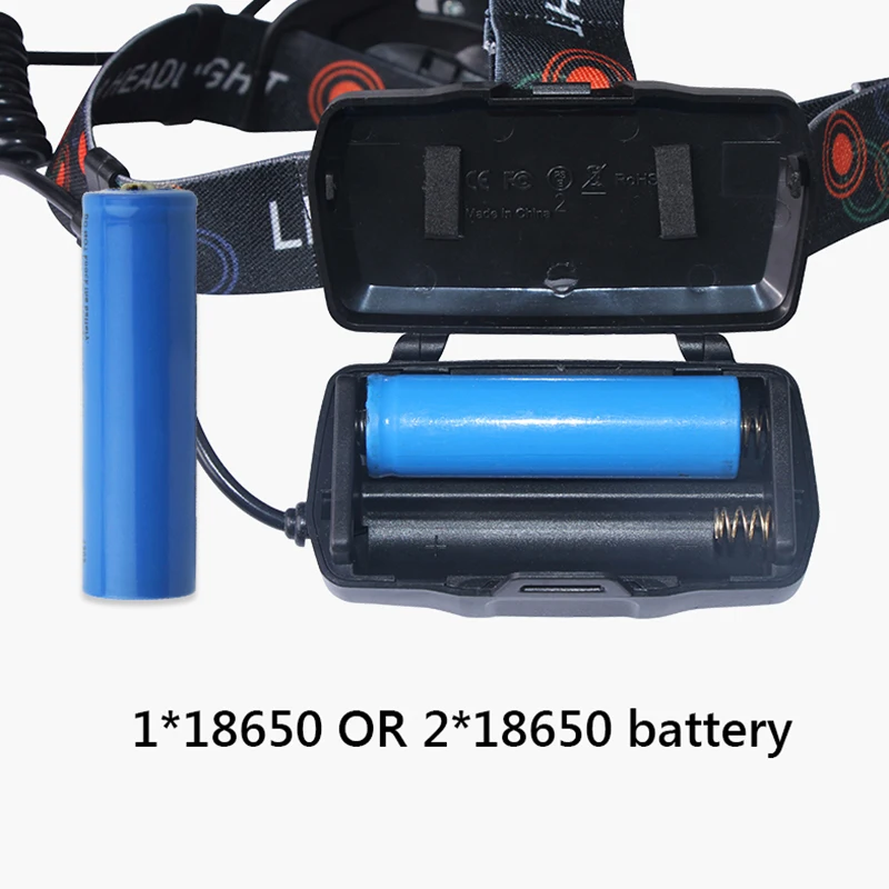 Мощный налобный фонарь XML T6 COB zoom фара перезаряжаемая usb 18650 голова фонарик Кемпинг