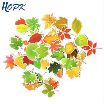 

46Pcs/box Autumn Plant Leaves Diary Sticker Kawaii Planner Journal Scrapbooking Sticky Sticker Stationery School Supplies